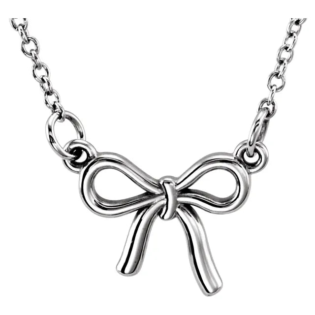 Bow Necklace