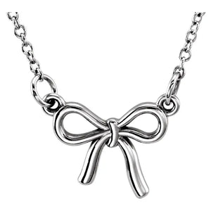 Bow Necklace