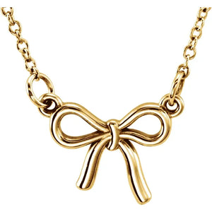 Bow Necklace