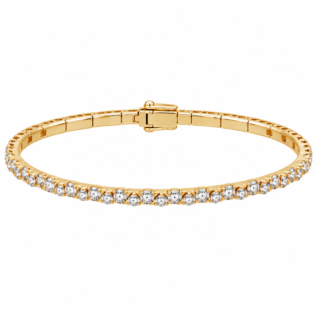Zig Zag Detail Flex Bangle