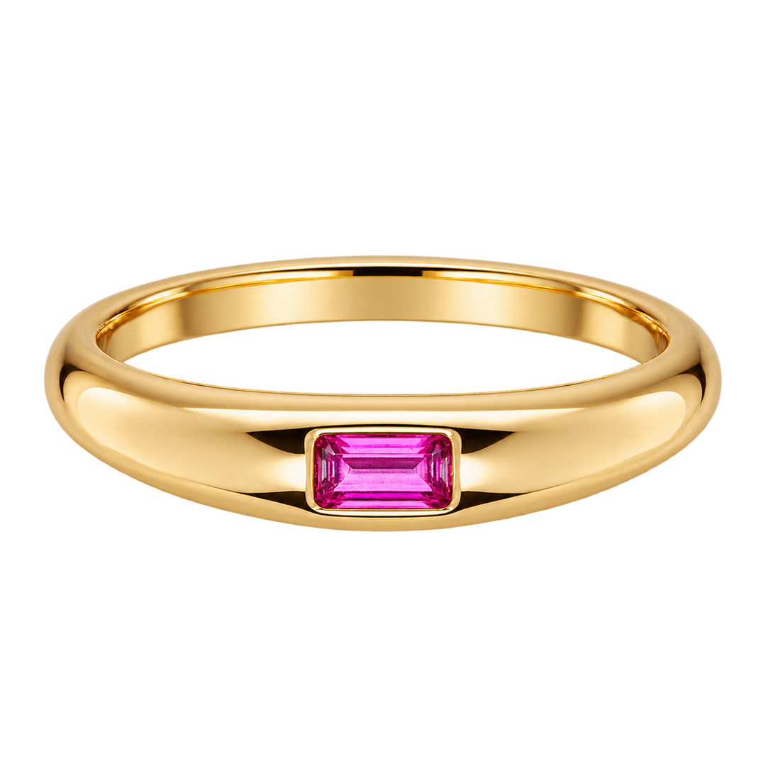 Ruby Dome Ring