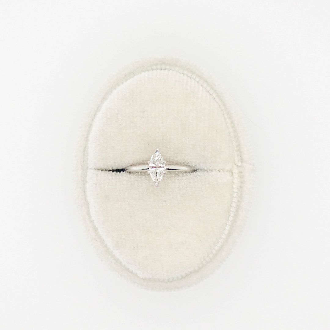 Solitaire Marquise Diamond Ring