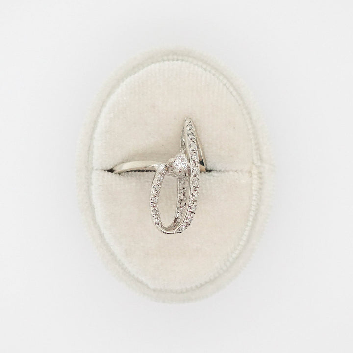 Diamond Swirl Ring