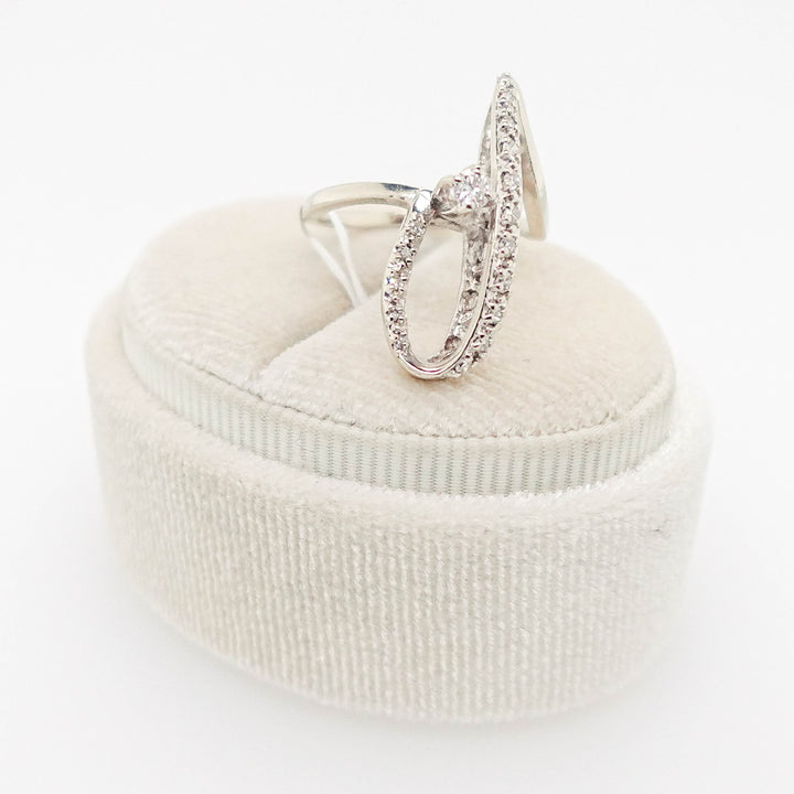 Diamond Swirl Ring
