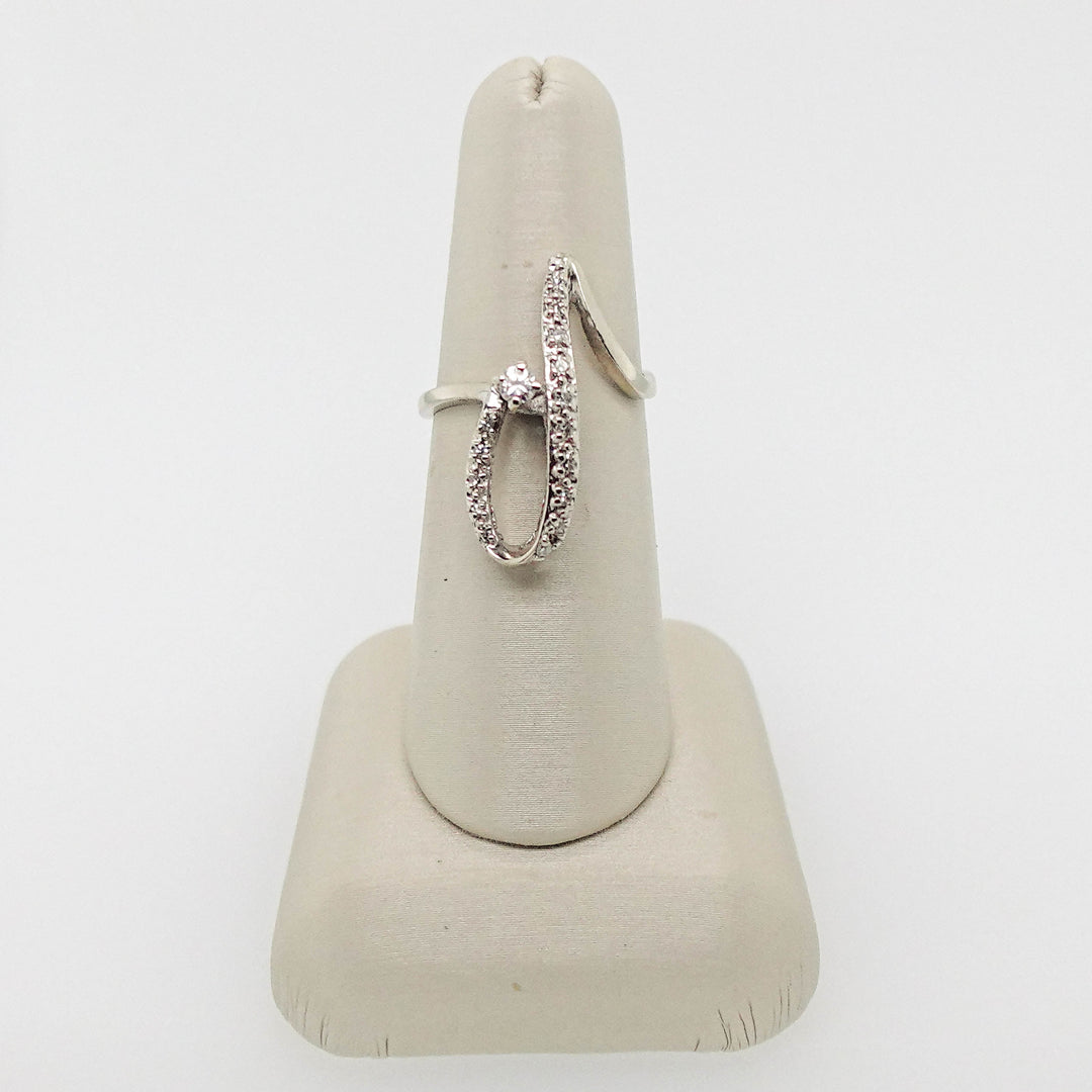 Diamond Swirl Ring