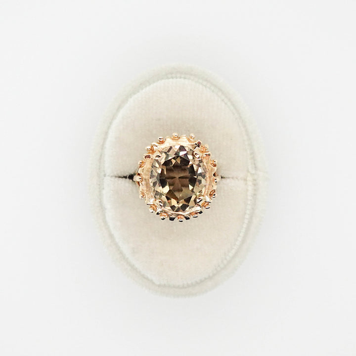 Oval Smokey Topaz Ring