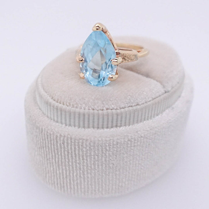Blue Topaz Dinner Ring