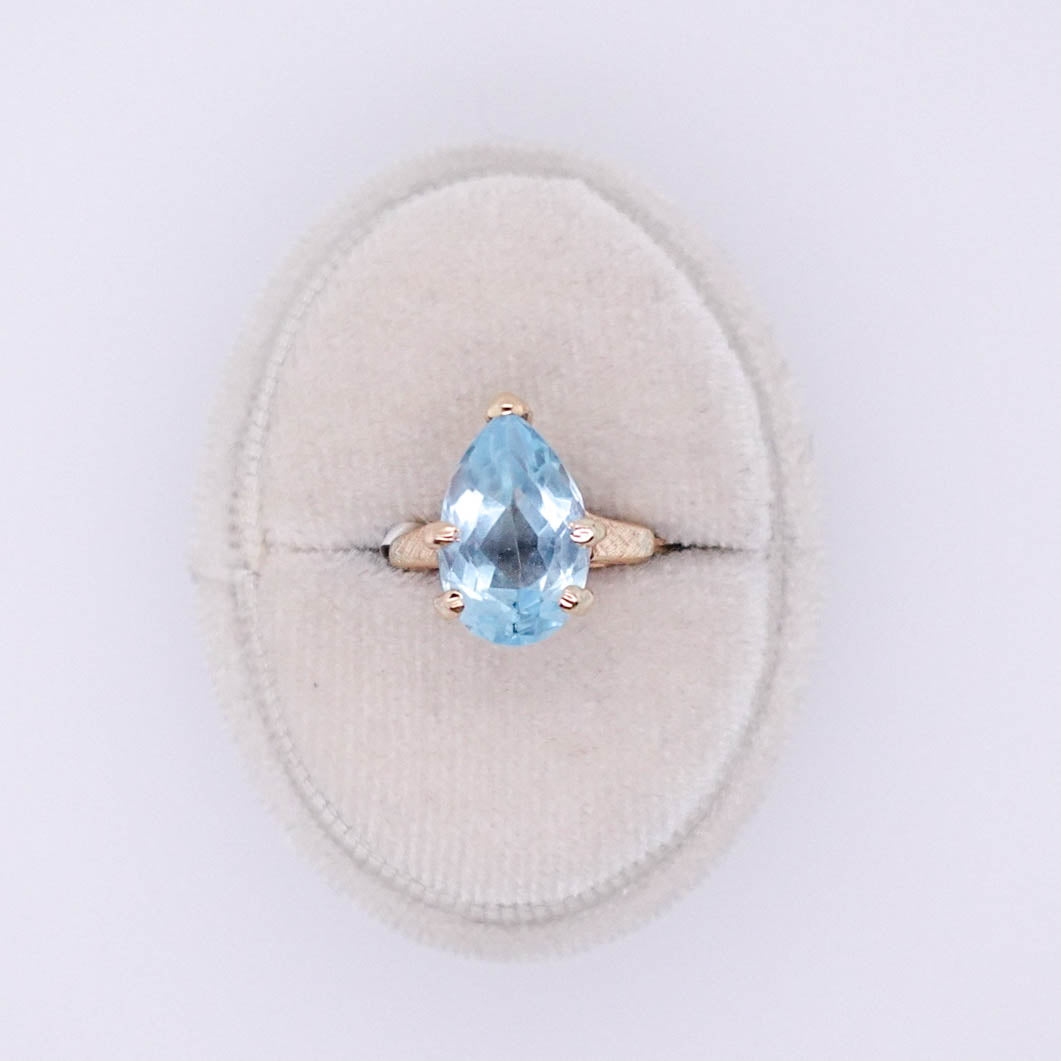 Blue Topaz Dinner Ring