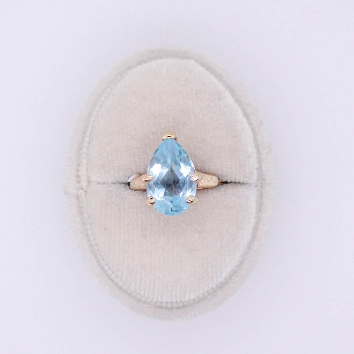 Blue Topaz Dinner Ring