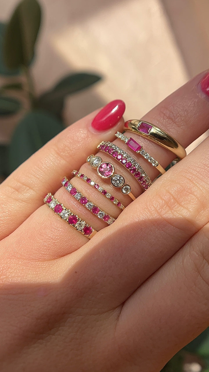 Ruby Dome Ring