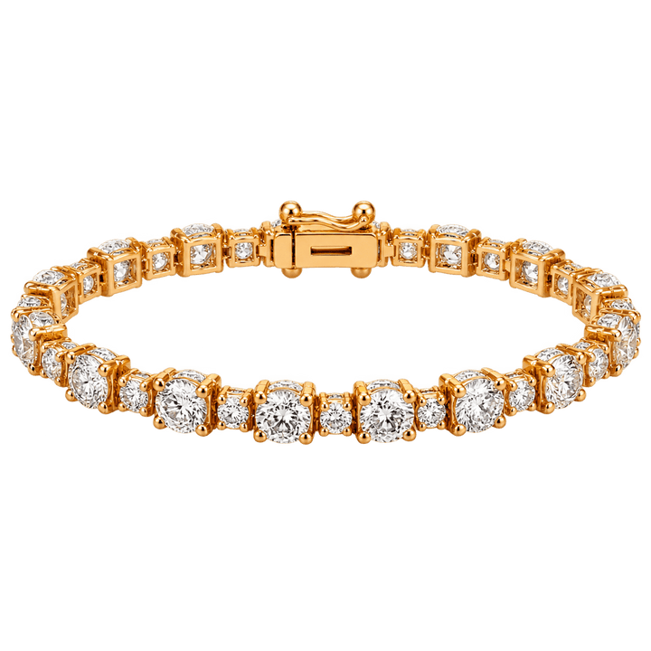 Alternating Round Diamond Tennis Bracelet - Acadian Estates &amp; CustomBracelet
