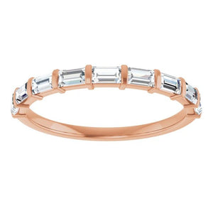 Baguette Stackable Ring - Acadian Estates & Custom