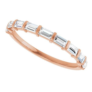 Baguette Stackable Ring - Acadian Estates & Custom