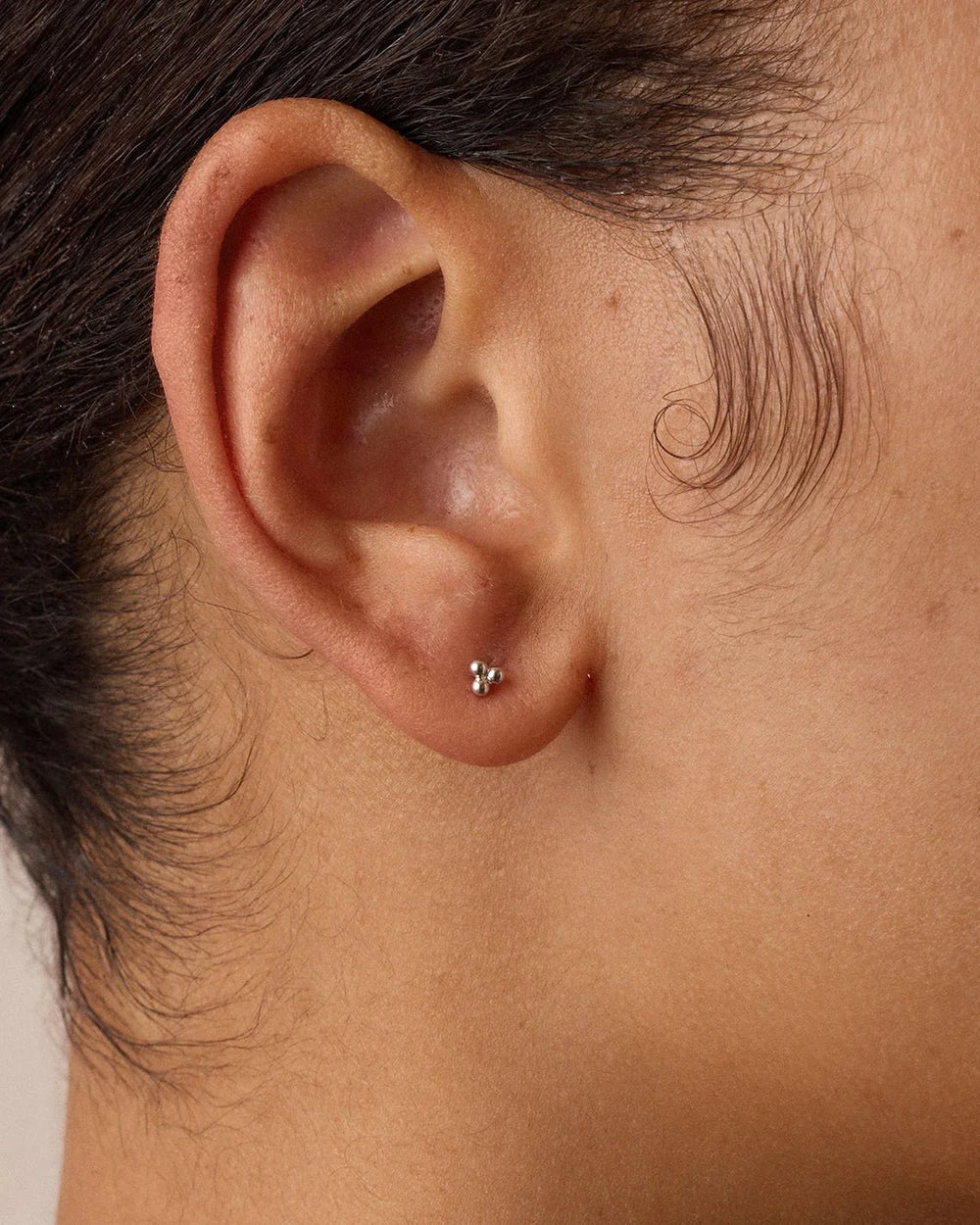 Beaded Triangle Studs - Acadian Estates & CustomEarrings