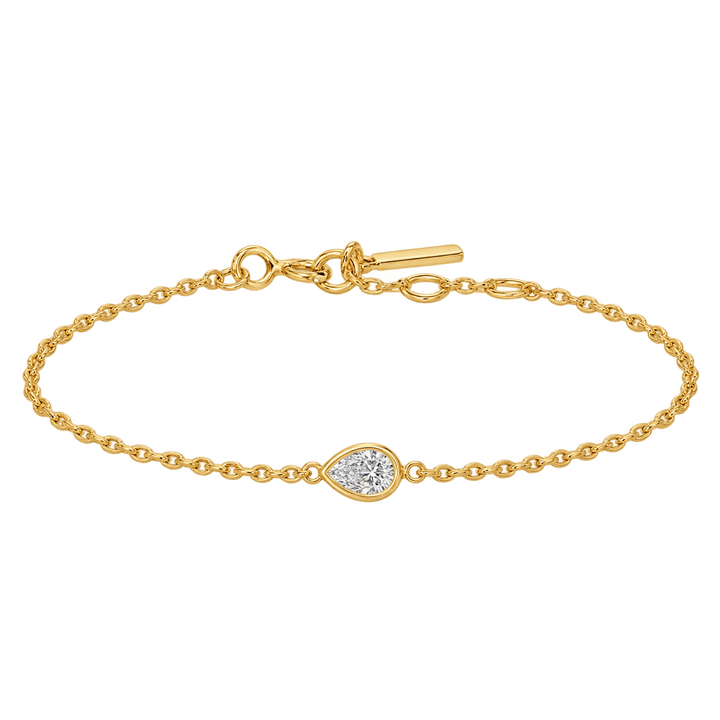 Bezel Set Pear Diamond Bracelet - Acadian Estates &amp; CustomBracelet