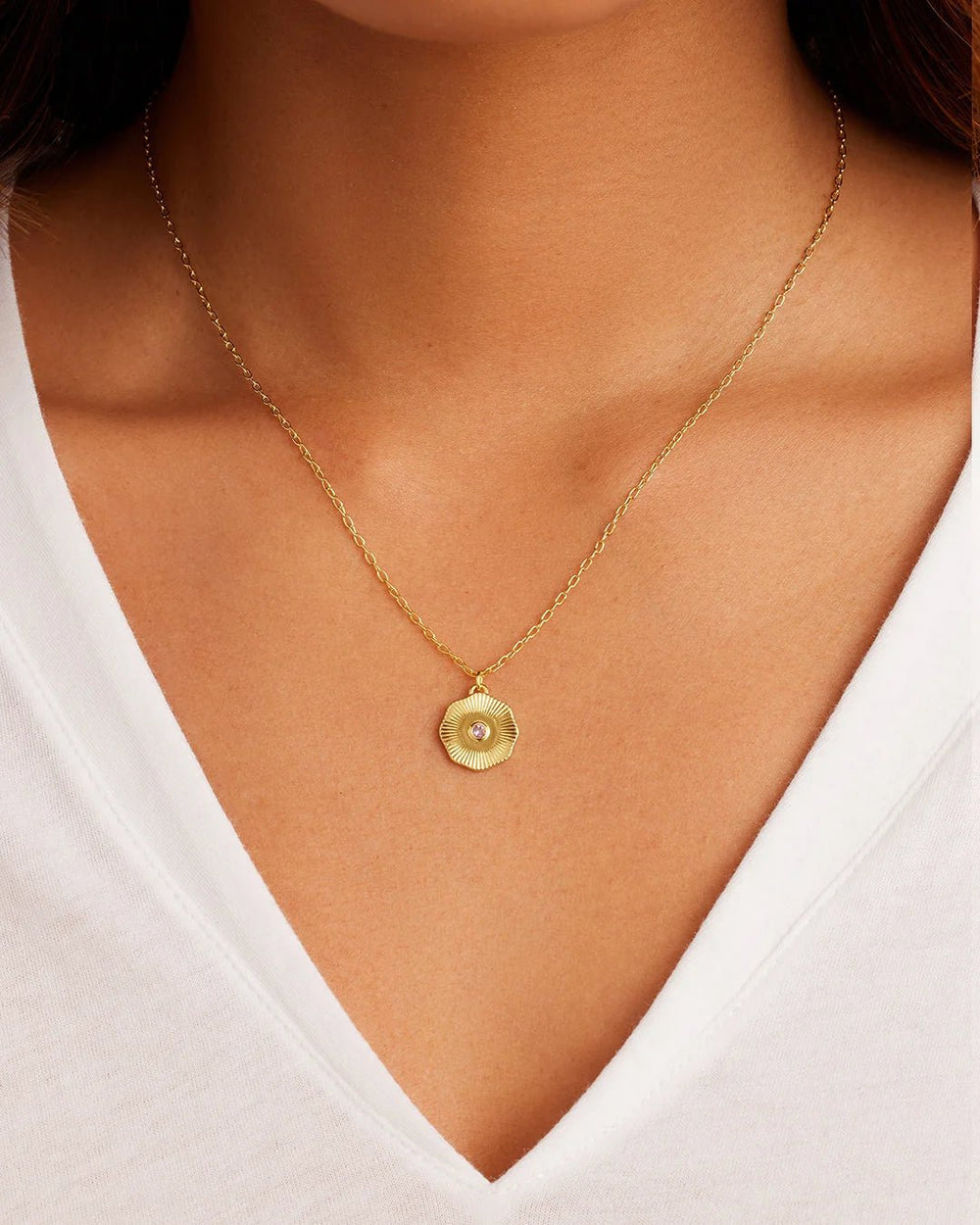 Birthstone Coin Necklace - Acadian Estates & Customnecklace