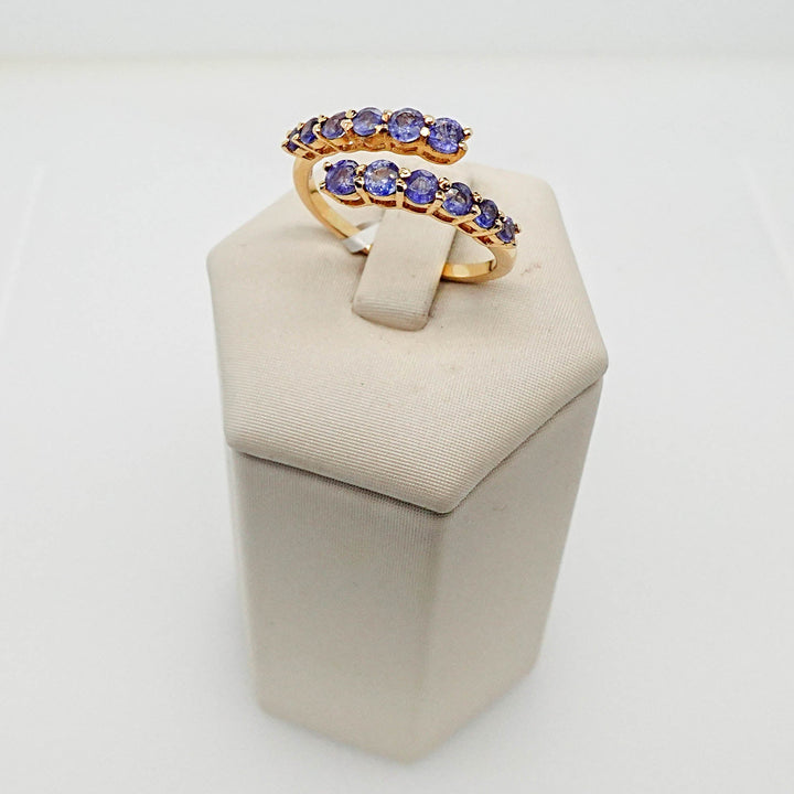 Blue Sapphire Bypass Ring - Acadian Estates &amp; CustomRing