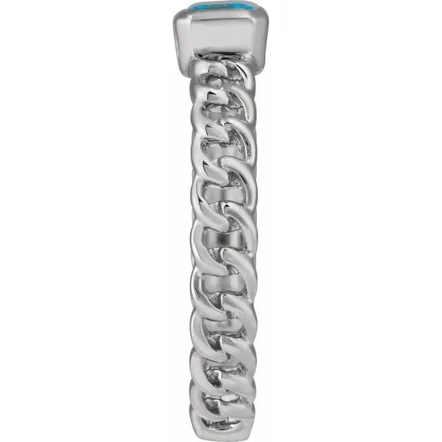 Blue Topaz Ring - Acadian Estates &amp; Custom