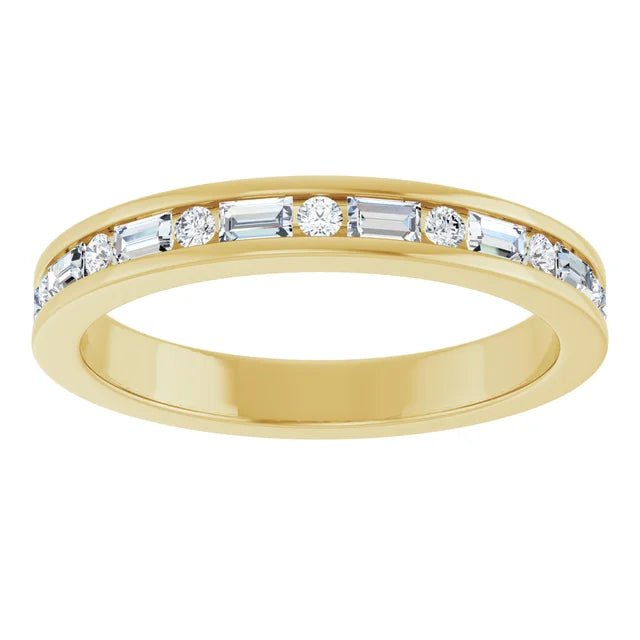 Channel-Set Anniversary Band - Acadian Estates &amp; Custom