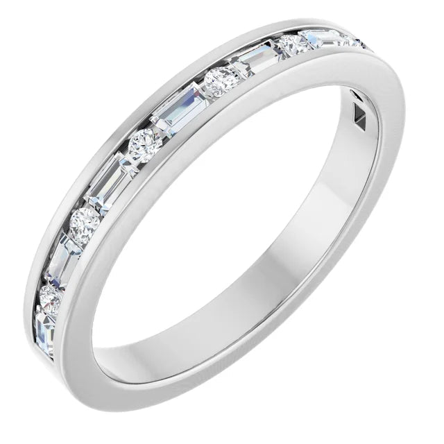 Channel-Set Anniversary Band - Acadian Estates &amp; Custom