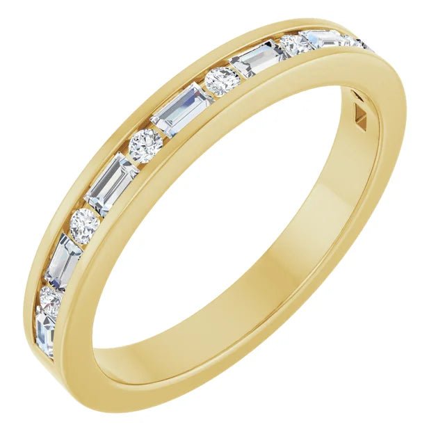 Channel-Set Anniversary Band - Acadian Estates &amp; Custom