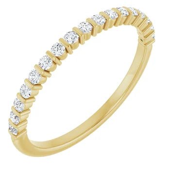 Channel-Set Round Diamond Band - Acadian Estates &amp; Custom