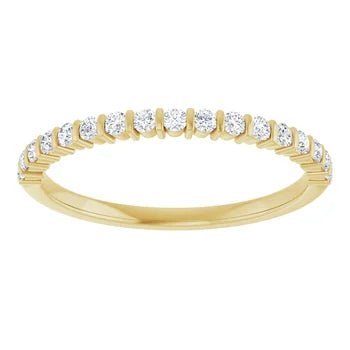 Channel-Set Round Diamond Band - Acadian Estates &amp; Custom