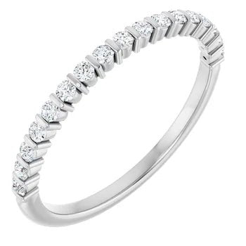 Channel-Set Round Diamond Band - Acadian Estates &amp; Custom