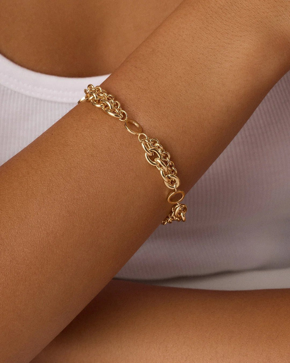 Chunky Chain Bracelet - Acadian Estates & CustomBracelet