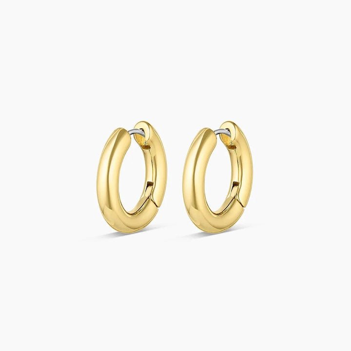 Chunky Gold Hoops - Acadian Estates &amp; CustomEarrings