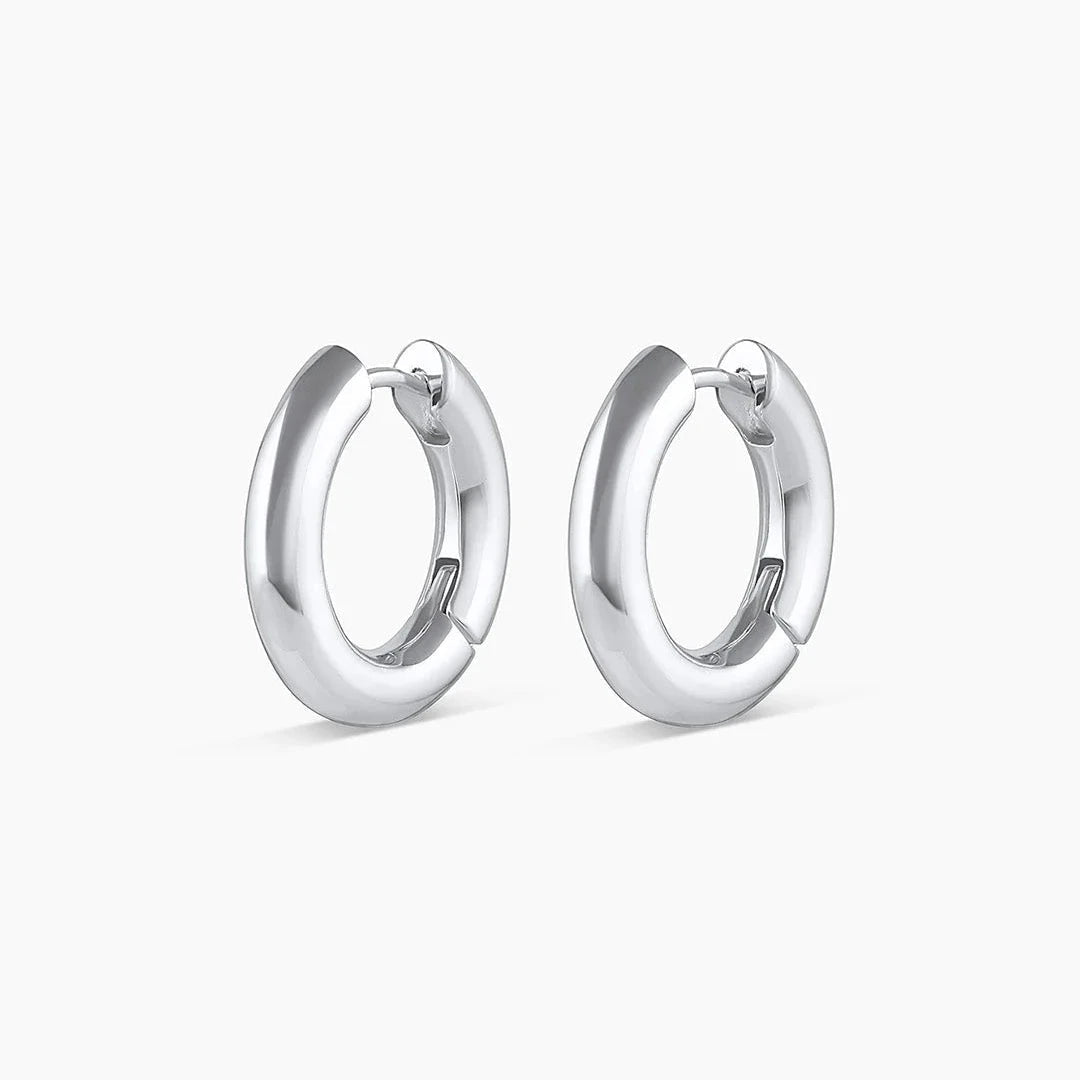 Chunky Tube Hoops - Acadian Estates & CustomEarrings
