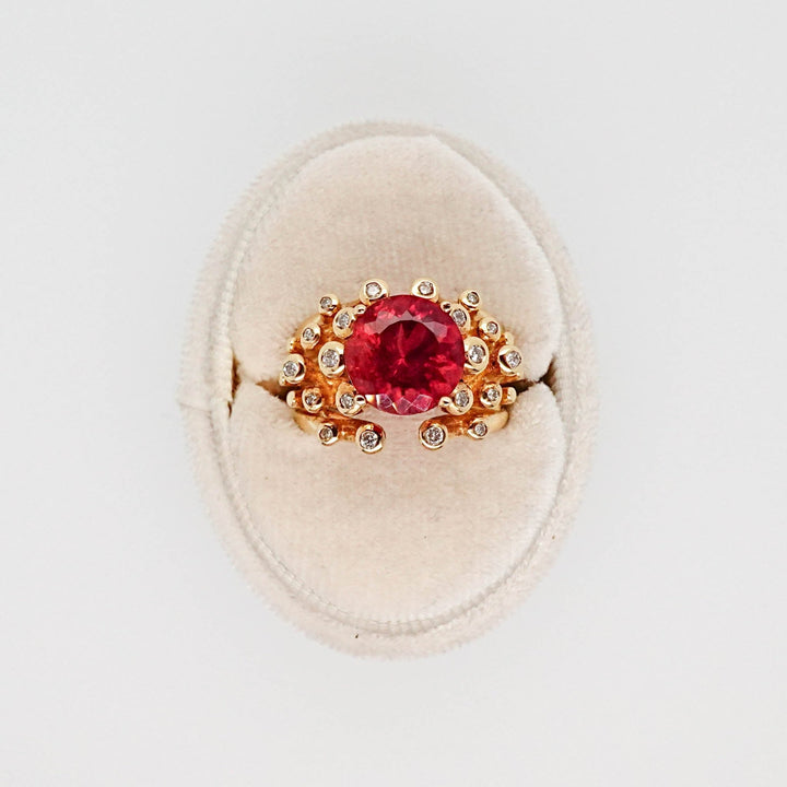 Citrine and Diamond Ring - Acadian Estates &amp; CustomRing