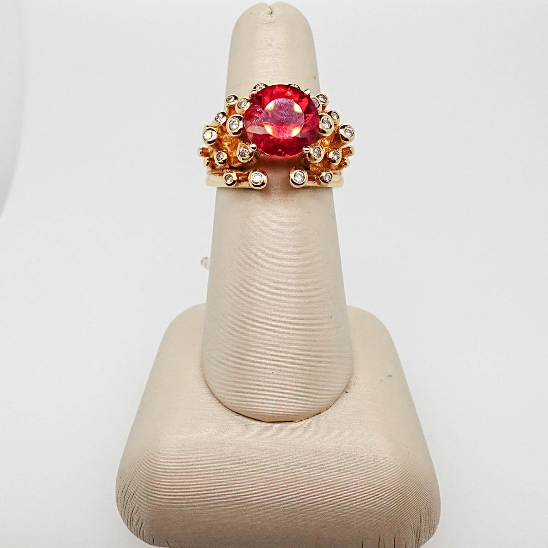 Citrine and Diamond Ring - Acadian Estates &amp; CustomRing