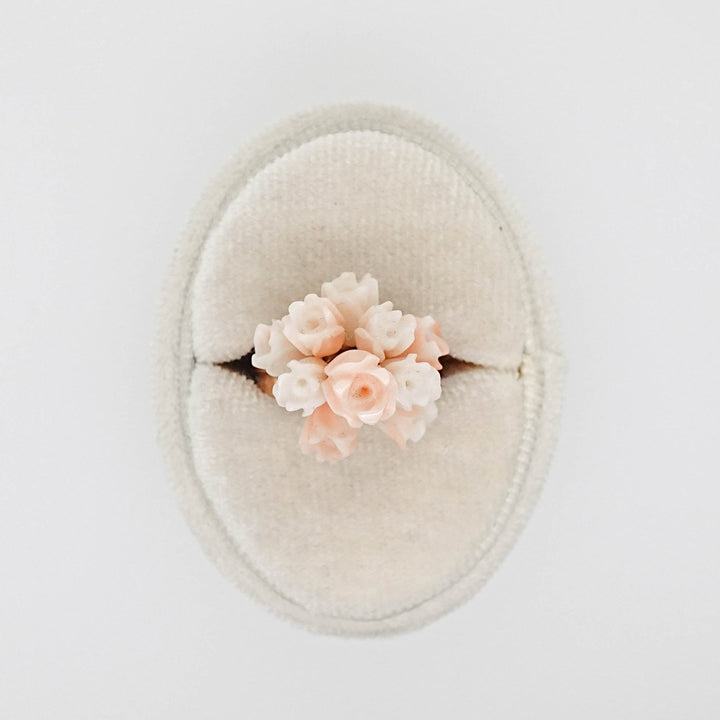 Coral Rose Bouquet Ring - Acadian Estates &amp; CustomRing