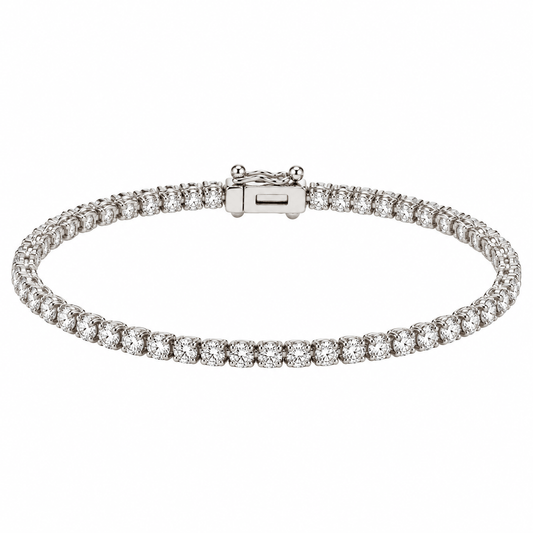 Crown Set Tennis Bracelet - Acadian Estates &amp; CustomBracelet