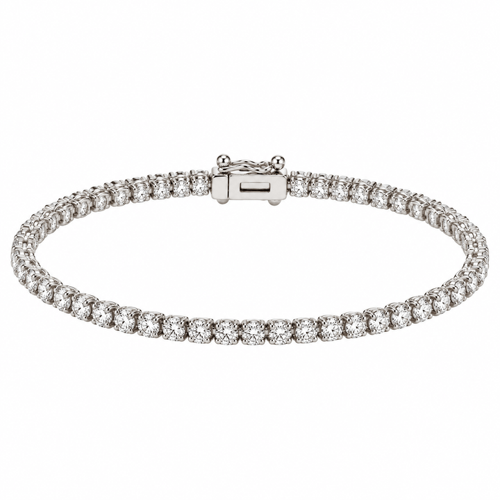 Crown Set Tennis Bracelet - Acadian Estates &amp; CustomBracelet