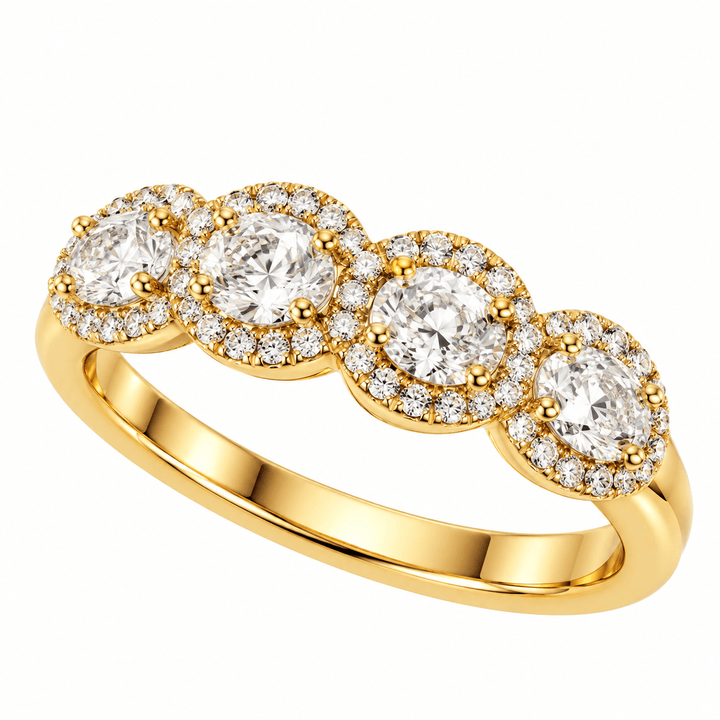 Diamond and Aquamarine Ring - Acadian Estates &amp; CustomRing