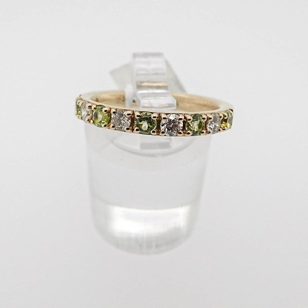 Diamond and Peridot Ring - Acadian Estates & CustomRing