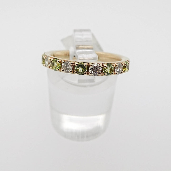 Diamond and Peridot Ring - Acadian Estates &amp; CustomRing