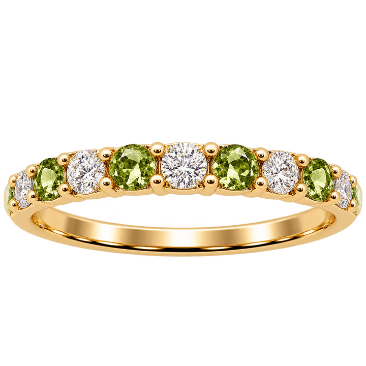 Diamond and Peridot Ring - Acadian Estates &amp; CustomRing