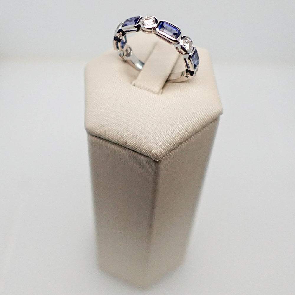Diamond and Sapphire Band - Acadian Estates & CustomRing