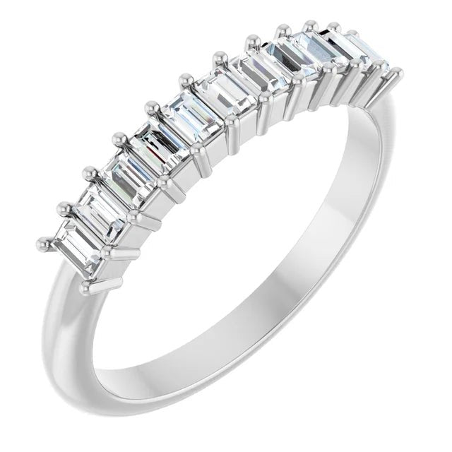 Diamond Baguette Band - Acadian Estates &amp; Custom