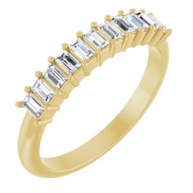 Diamond Baguette Band - Acadian Estates &amp; Custom
