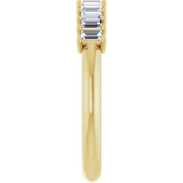 Diamond Baguette Band - Acadian Estates &amp; Custom