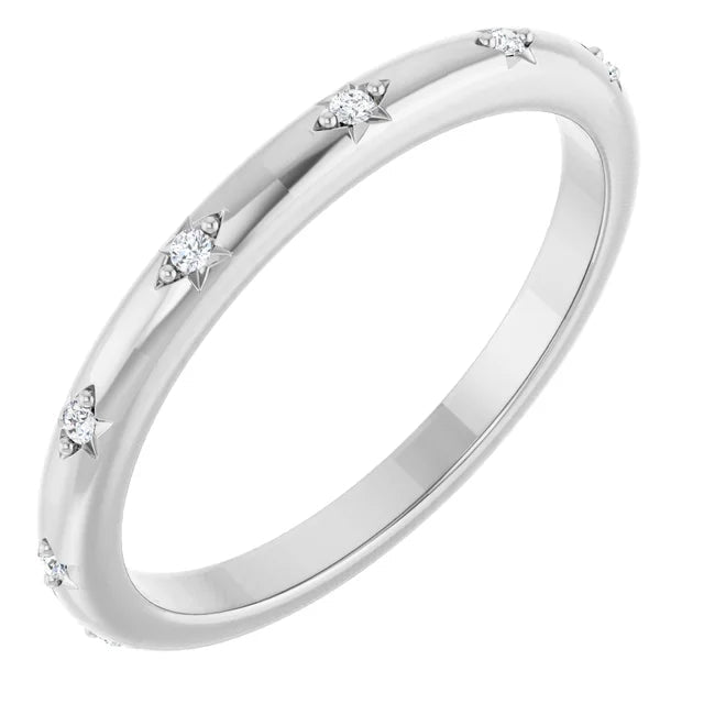 Diamond Celestial Eternity Band - Acadian Estates &amp; Custom
