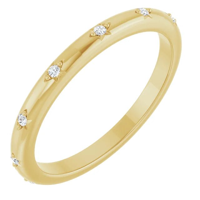 Diamond Celestial Eternity Band - Acadian Estates &amp; Custom