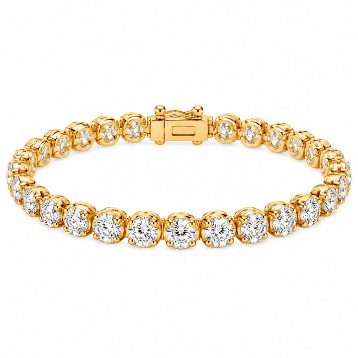 Diamond Crown Set Tennis Bracelet - Acadian Estates &amp; CustomBracelet