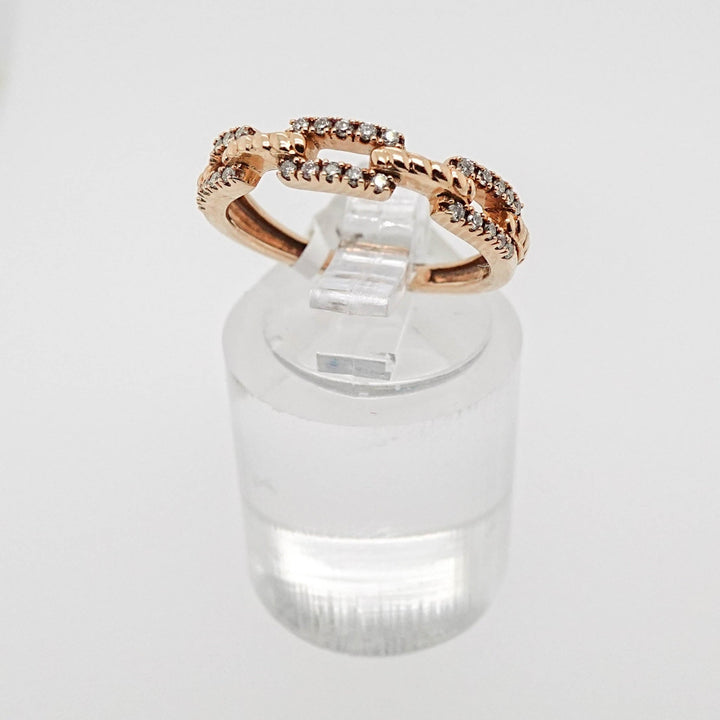 Diamond Curb Link Ring - Acadian Estates &amp; CustomRing