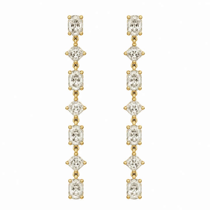 Diamond Dangle Earrings - Acadian Estates &amp; CustomEarrings
