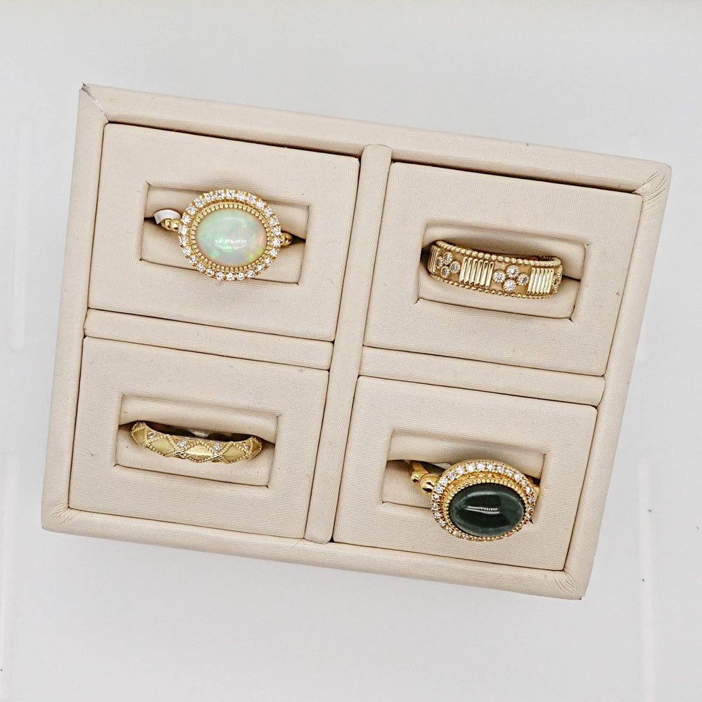 Diamond Eternity Band with Satin Finish - Acadian Estates & CustomRing
